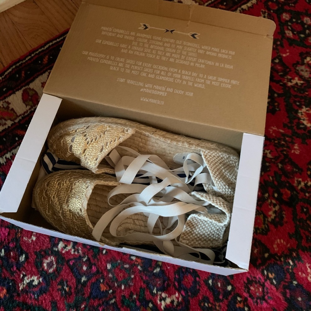 Anthropologie Manebi Macrame Espadrilles - Barely worn - Picture 4 of 7